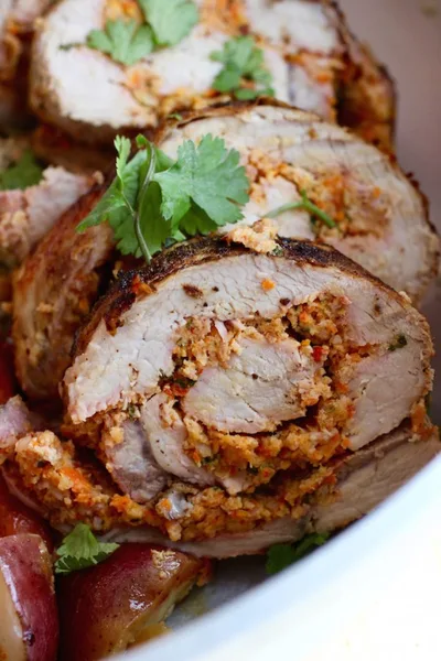 LOMO DE CERDO RELLENO